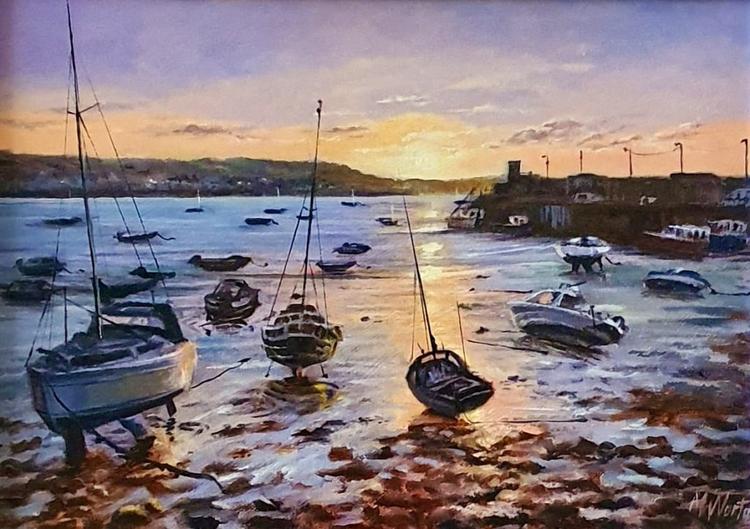 Sunset At Skerries Harbour