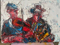 Fiddle and Box Player by JB Vallely
