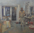 Self Portrait In Studio by Kevin McNamara