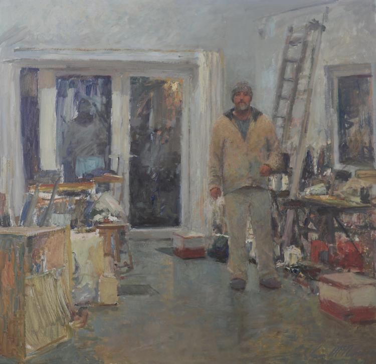 Self Portrait In Studio