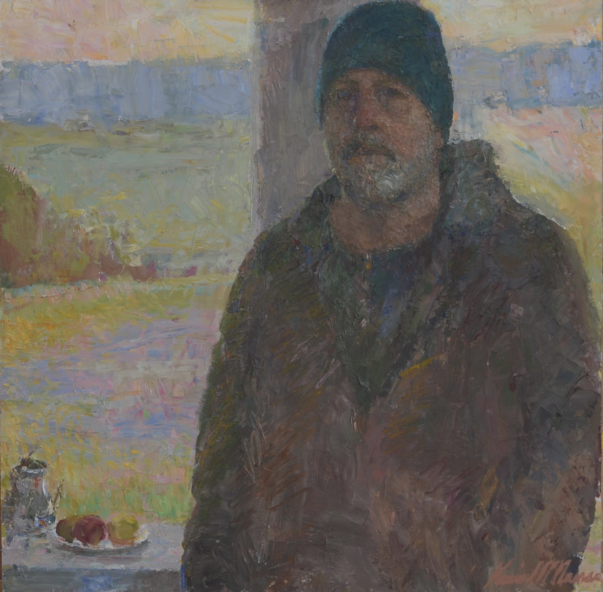 Self Portrait, Indoors Looking Out by Kevin McNamara