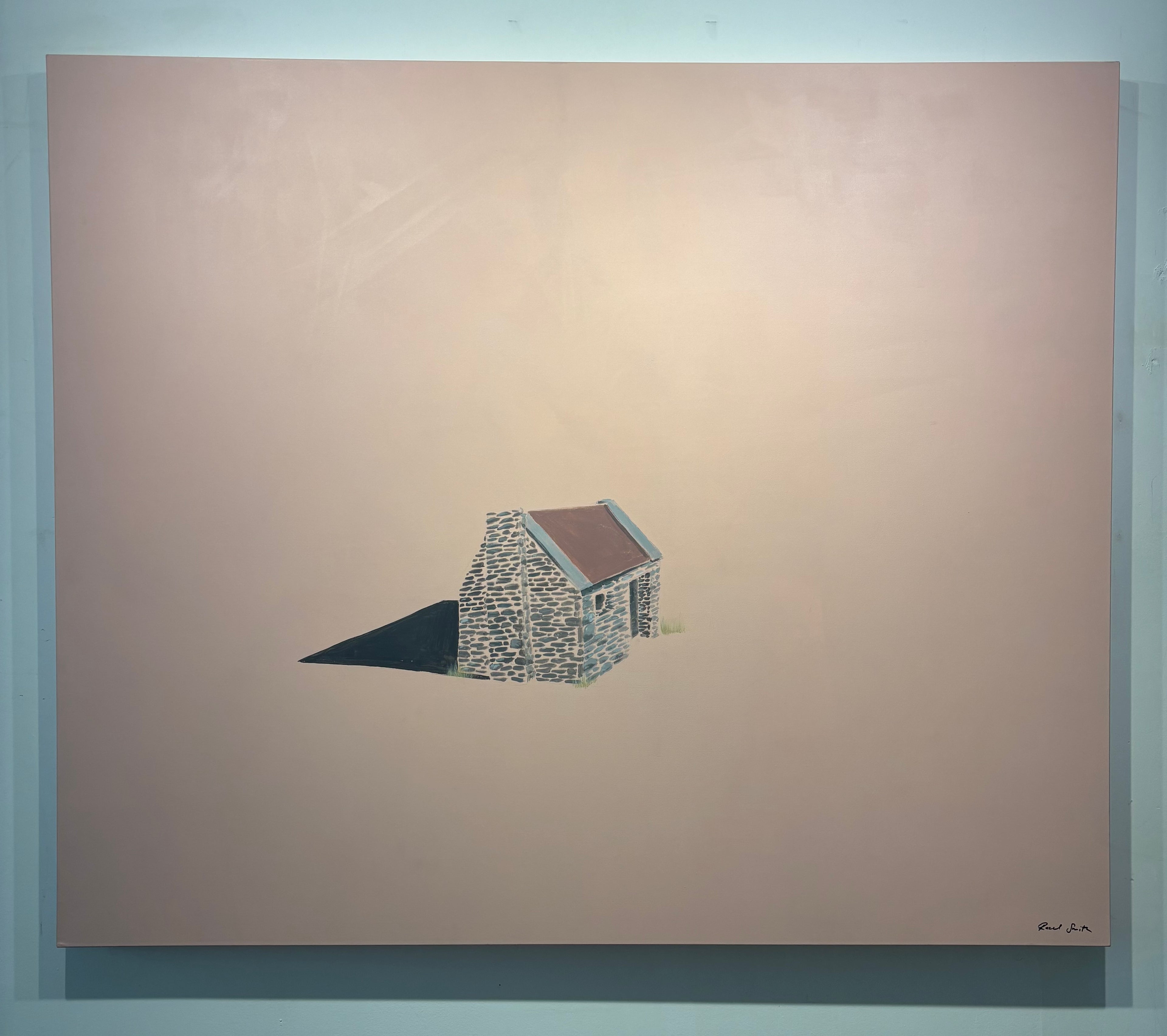 Cottage On Pink by Rachael Smith