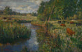 Pasture at River by Kevin McNamara
