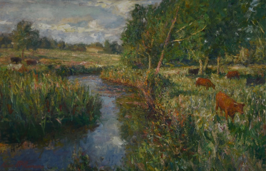 Pasture at River by Kevin McNamara