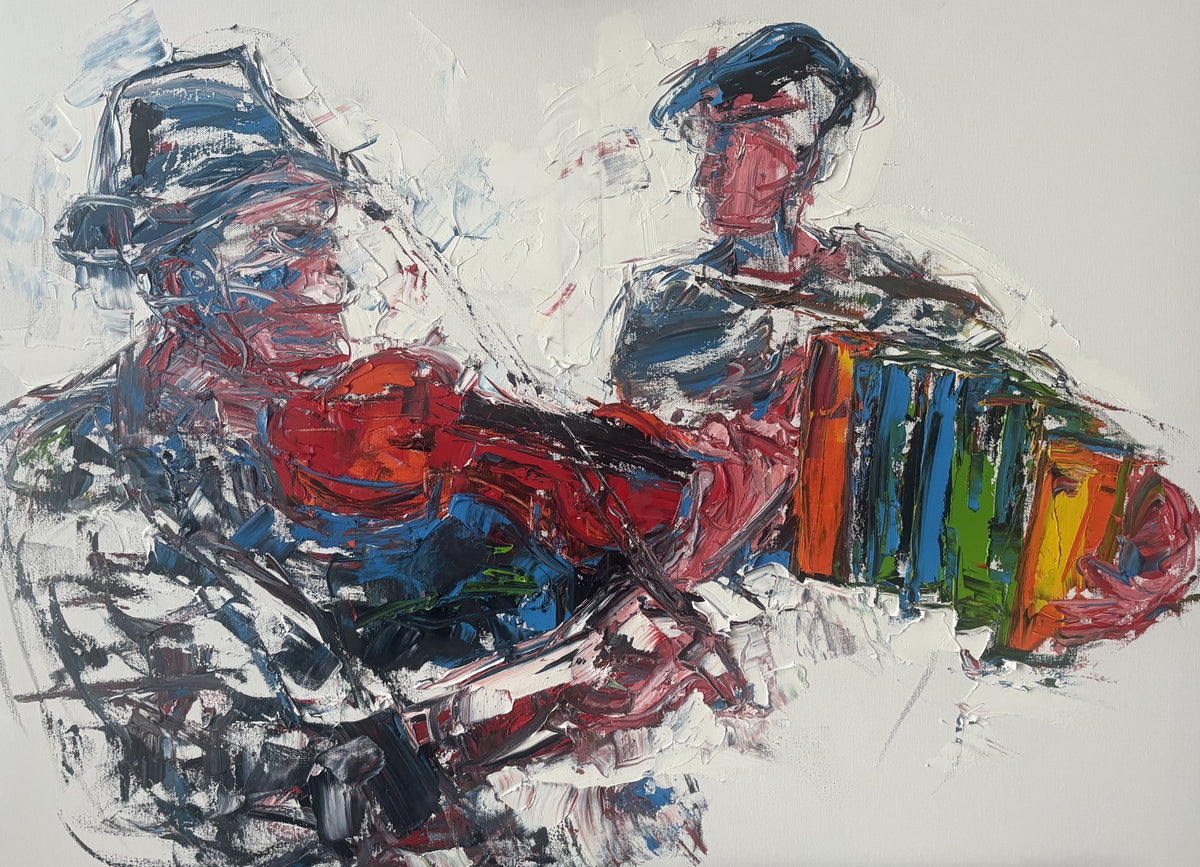 Two Musicians by JB Vallely