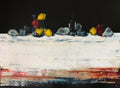 Oyster Shells, Lemons and Pomegranates by Rebekah Mooney