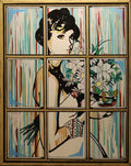 Through a window by Duda